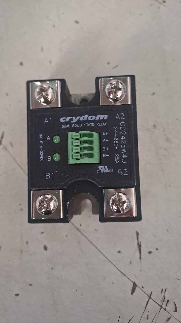 RELAY DUAL SOLID STATE 25A w/THERMAL COMPOUND E4177R