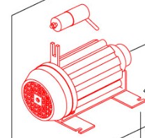 Electric Motor 130W 230V 10252098