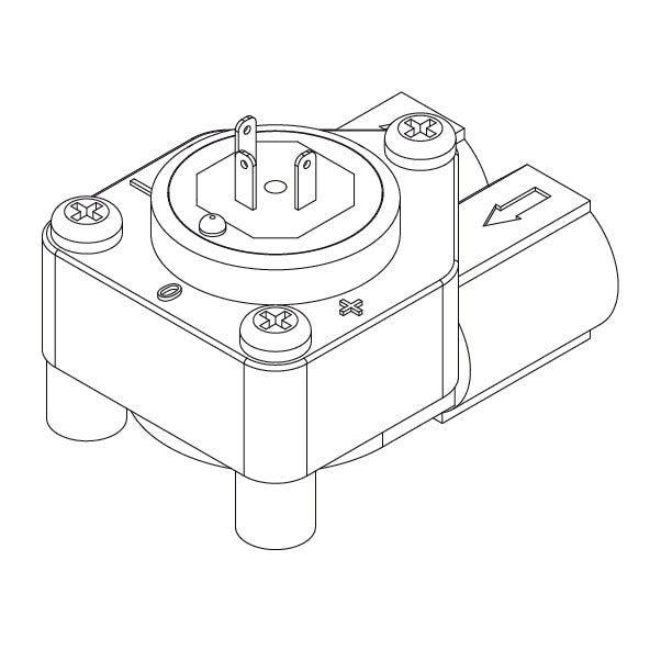 VOLUMETRIC counter Flowmeter 1/4" 4magnet