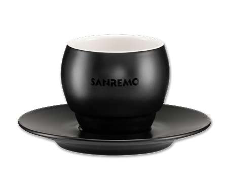 Sanremo Black Matt Cappuccino cup