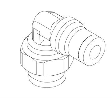 4X1/8M QUICK L FITTING