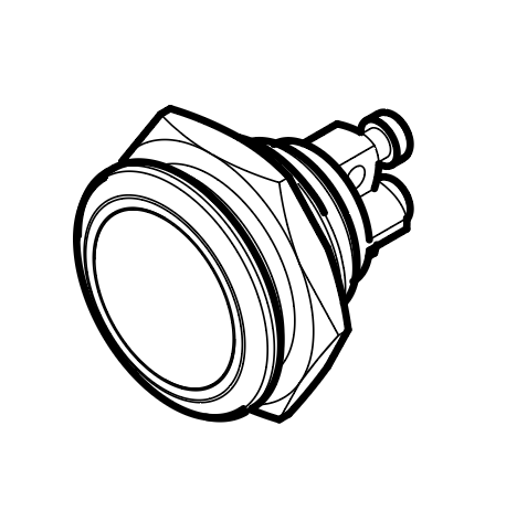 METALLIC WATER BUTTON