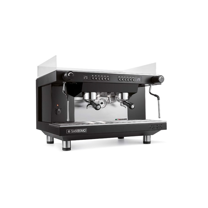 Sanremo Zoe Competition 2g Black Coffee Machine ماكينة القهوة والاسبرسو سانريمو زوي الاحترافية 2 جروب اسود