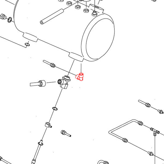 ANGLE FITTING 8-1/4 M/M