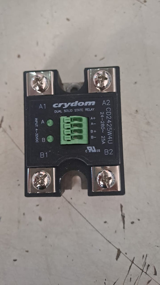 RELAY DUAL SOLID STATE 25A w/THERMAL COMPOUND E4177R