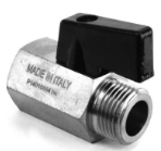 BALL VALVE G3/8M-G3/8M BRASS TREATED L164MM02