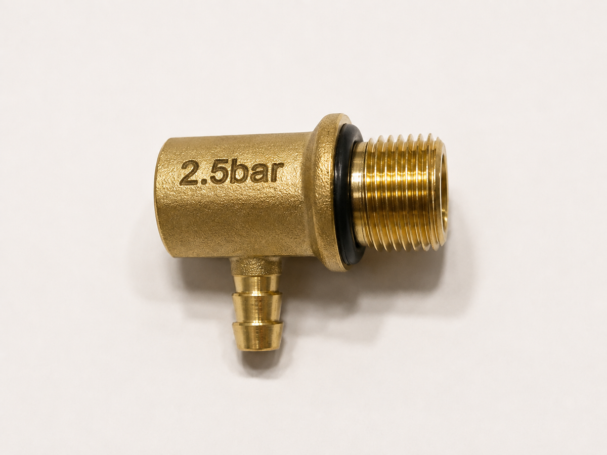 T-type safety valve(2.5Bar)-G3/8*Φ8