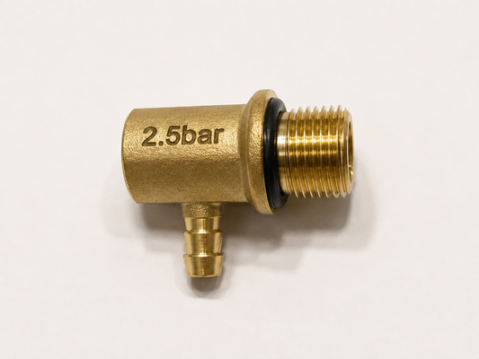 T-type safety valve(2.5Bar)-G3/8*Φ8