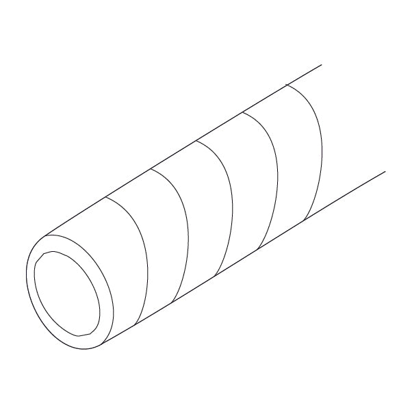 SPIRAL WOUND DRAIN PIPE D16X22 2 MT Black