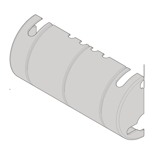 BOILER INSULATION FRONT SHELL 2GR UNFIN.