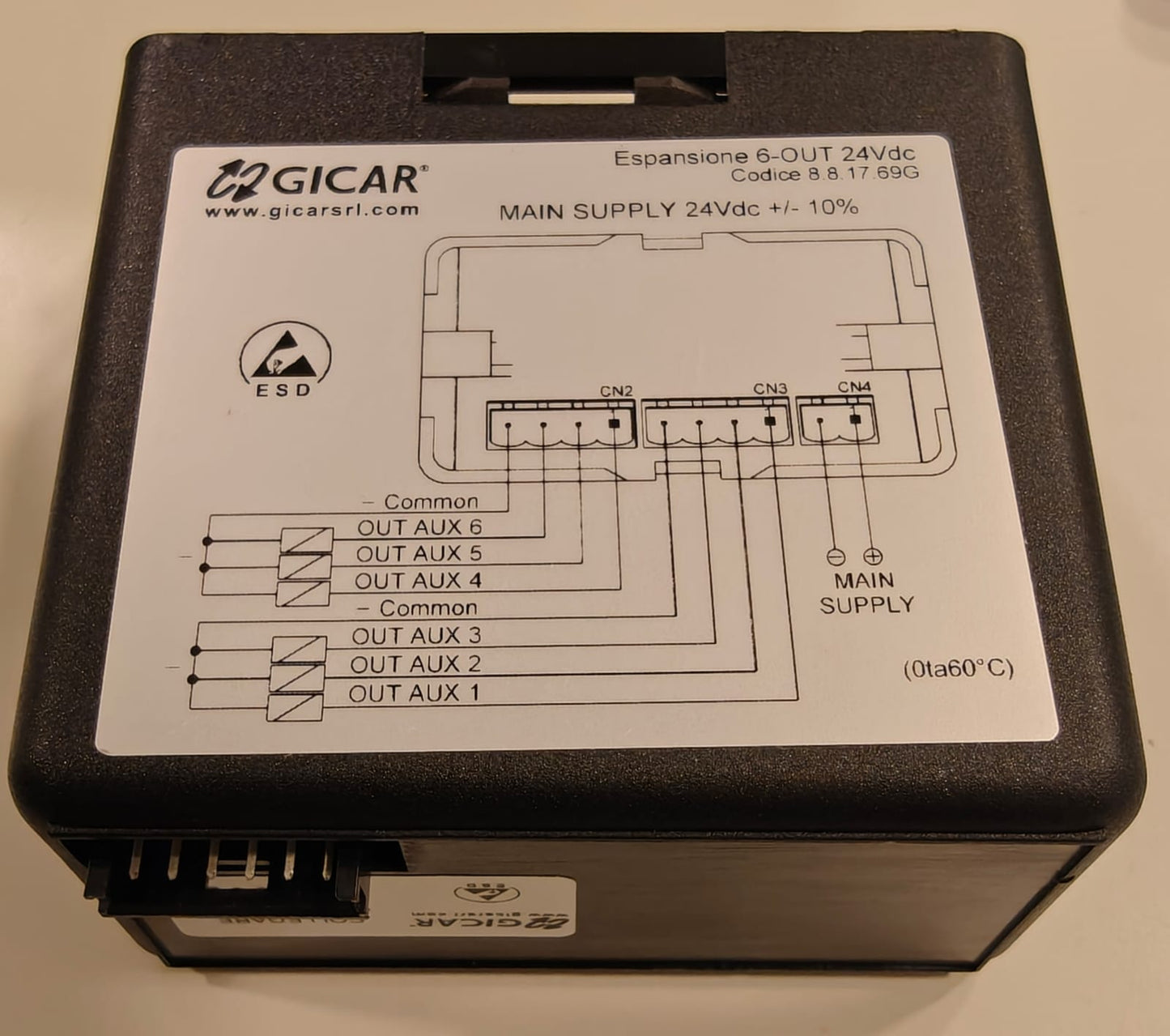 6 RELAYS BOARD EXPANSION 24VDC