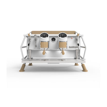 Sanremo Café Racer 2g White Wood Std. ماكينة القهوة والاسبرسو سانريمو كافي ريسر 2 جروب ابيض خشبي